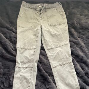 Grey/Green skinny jeans